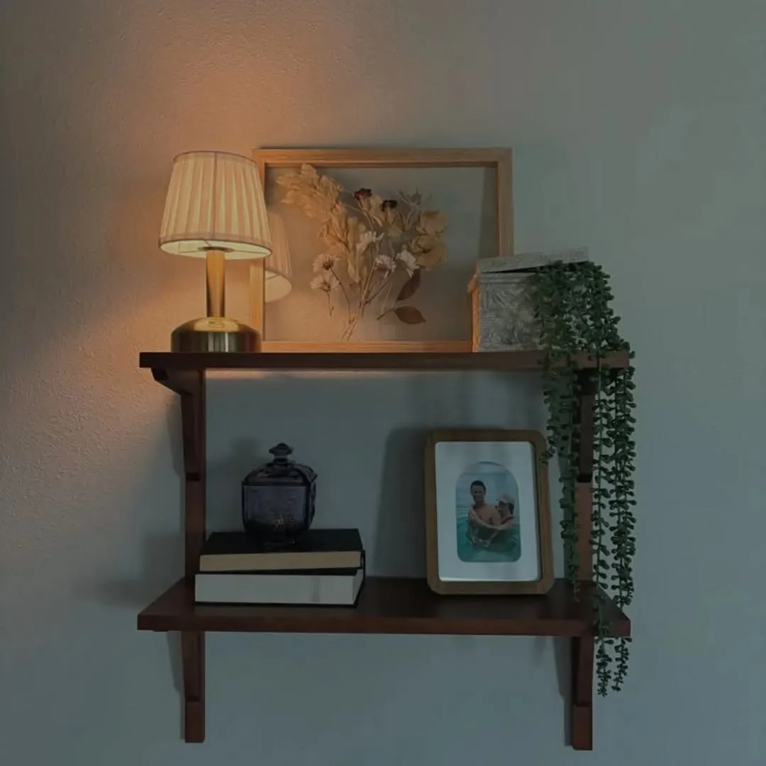 Custom Wooden Wall Shelf