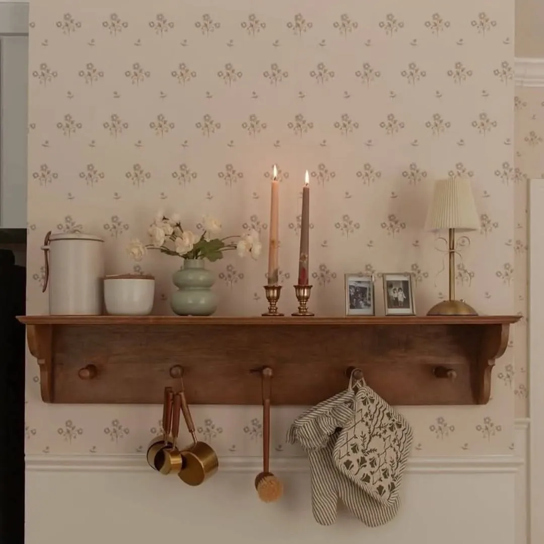 Custom Wooden Wall Shelf