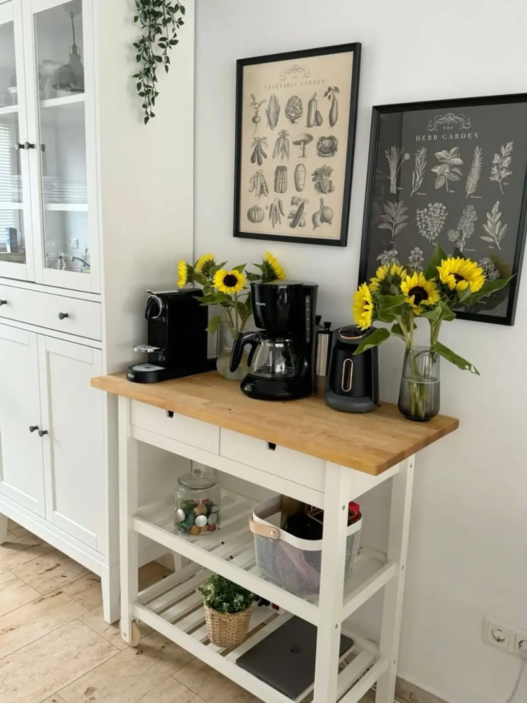 Handmade Wooden Coffee Bar
