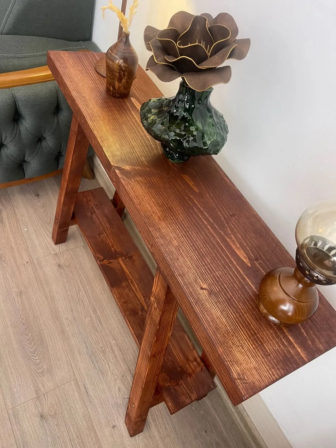 Handmade Wooden Console Table