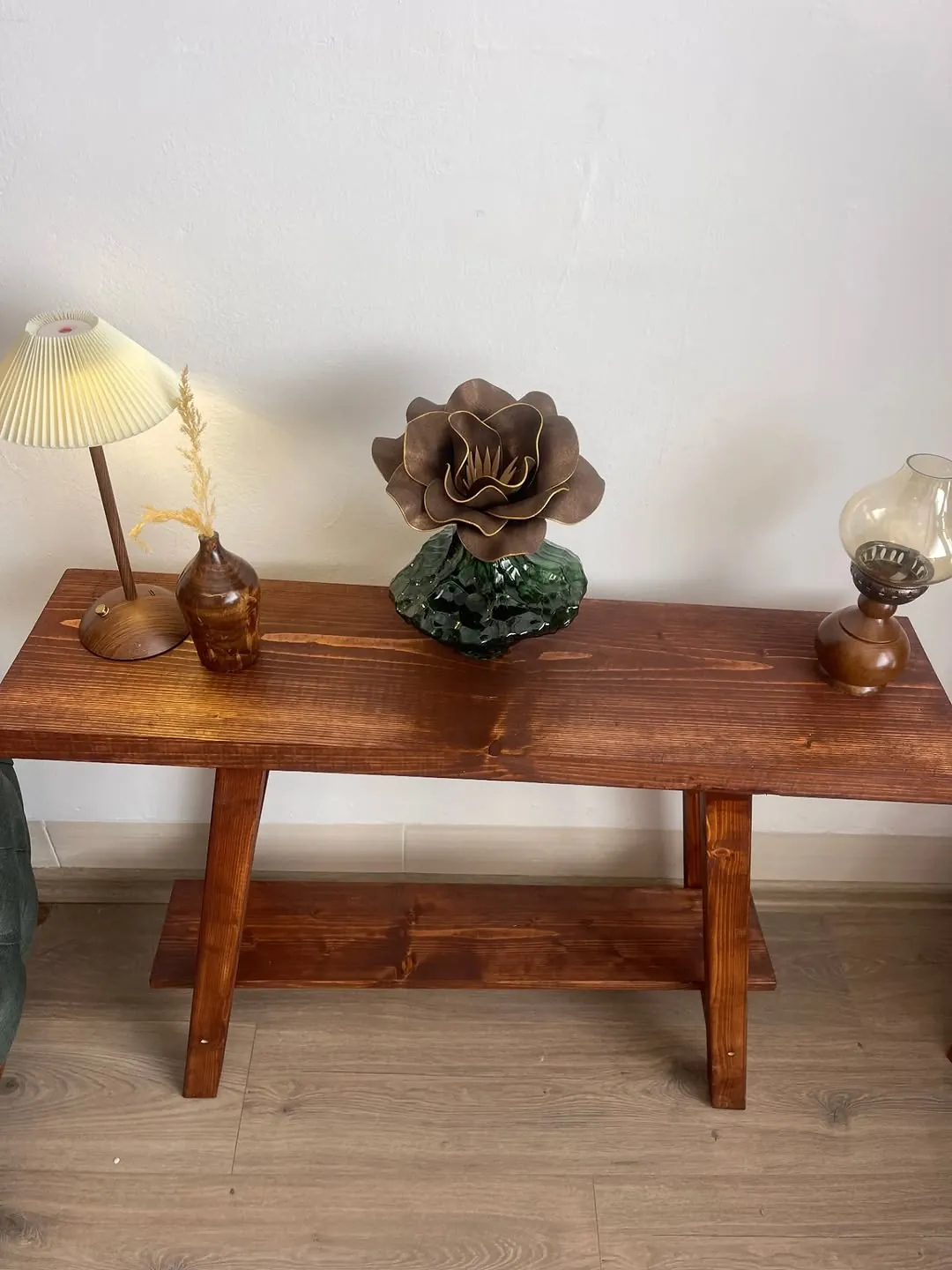 Handmade Wooden Console Table