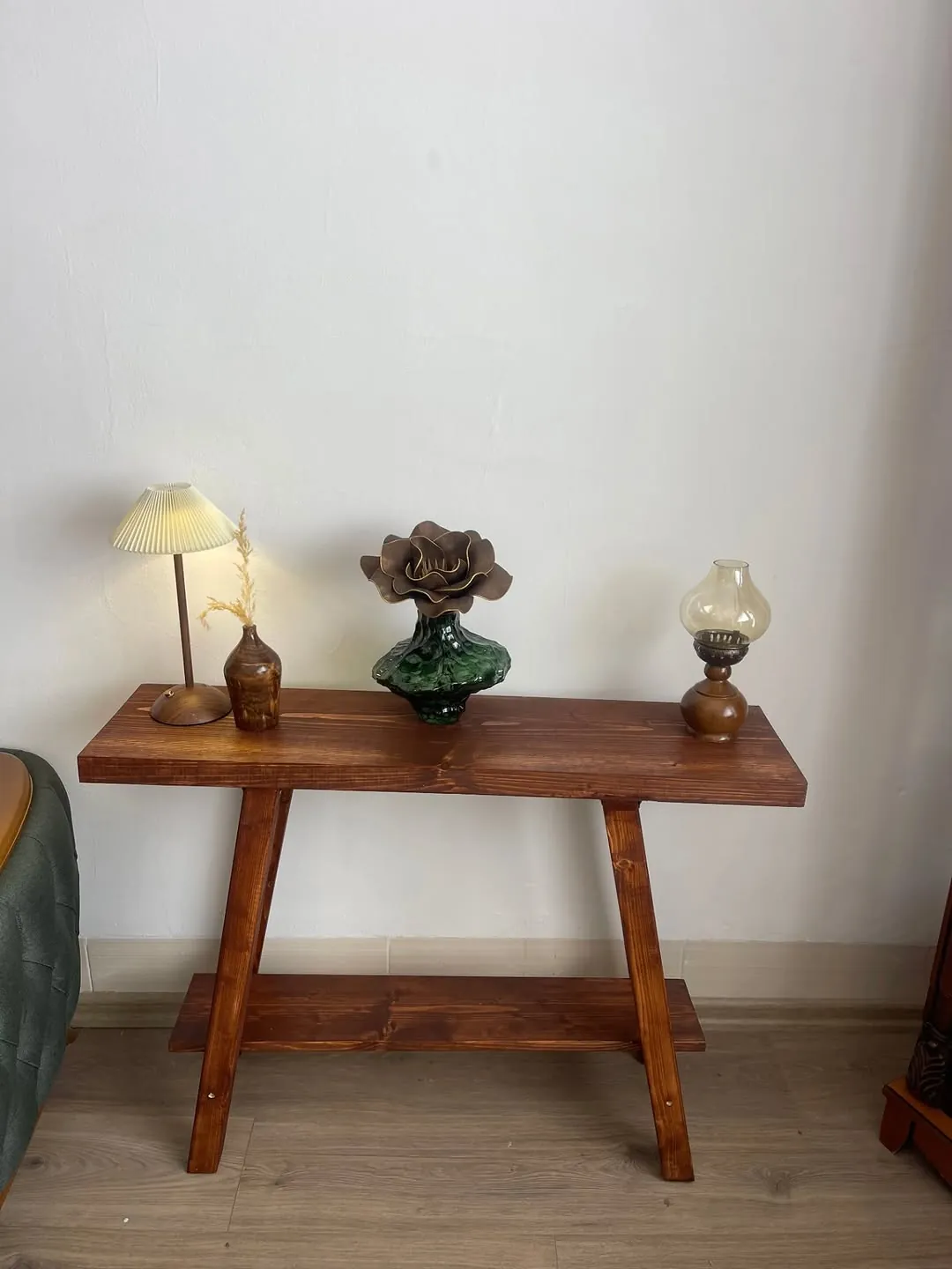 Handmade Wooden Console Table