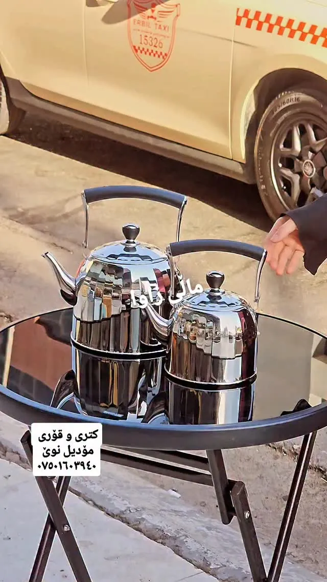 Stainless Steel Tea Kettle and Pot Set