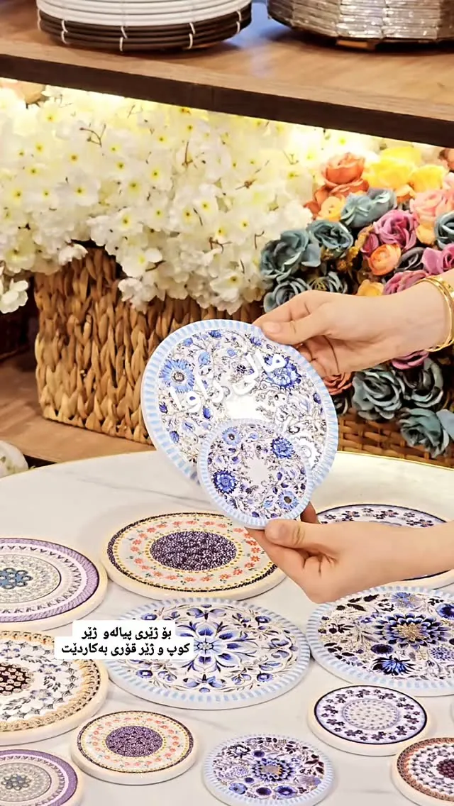 Decorative Ceramic Coasters