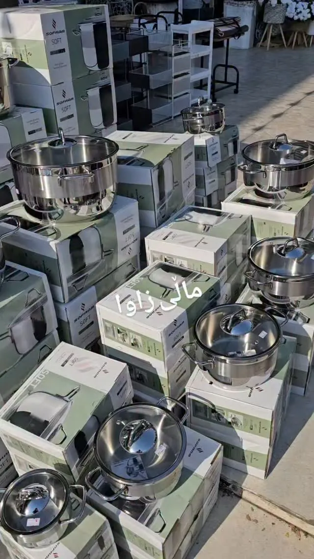 Stainless Steel Cooking Pot Set