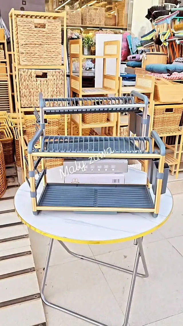 Two-Tier Dish Drying Rack