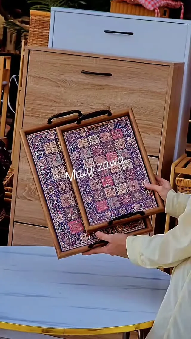 Decorative Patterned Serving Tray