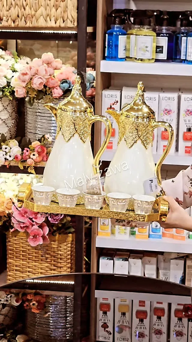 Luxury Coffee Pot and Cup Set