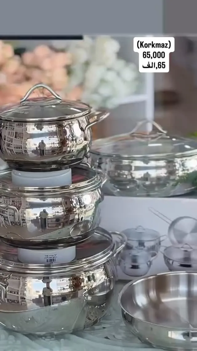 Korkmaz Stainless Steel Cookware Set