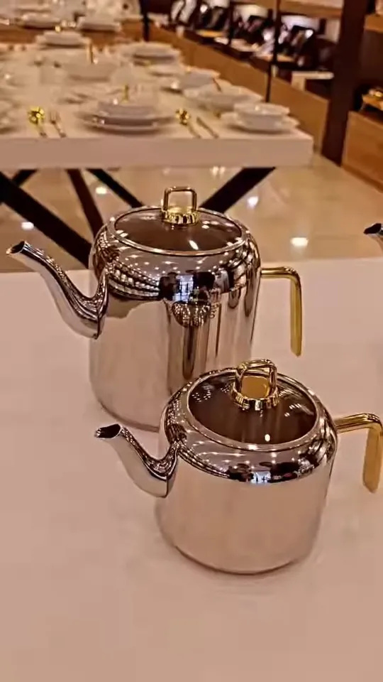 Stainless Steel Teapot Set