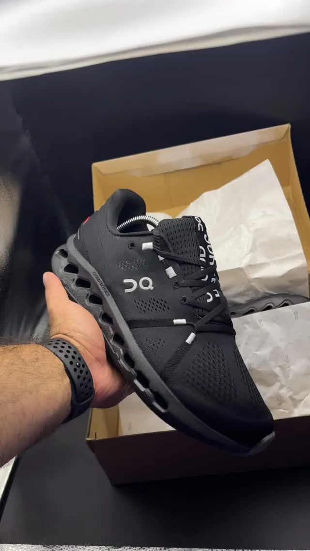 On Cloudsurfer All Black Shoes