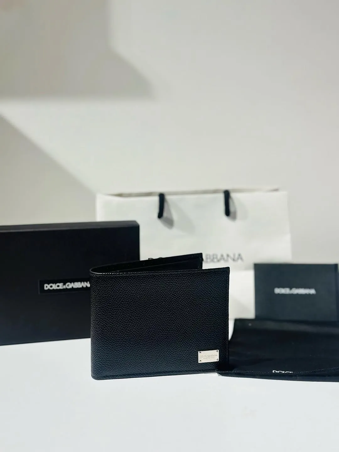 Dolce & Gabbana Black Leather Wallet