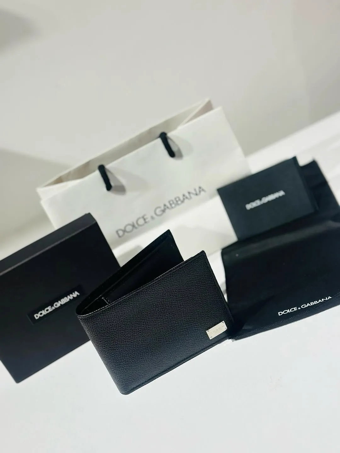 Dolce & Gabbana Black Leather Wallet