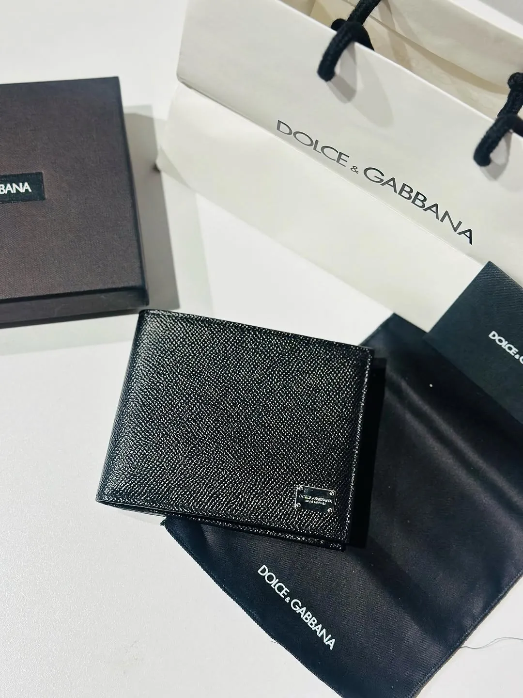 Dolce & Gabbana Black Leather Wallet