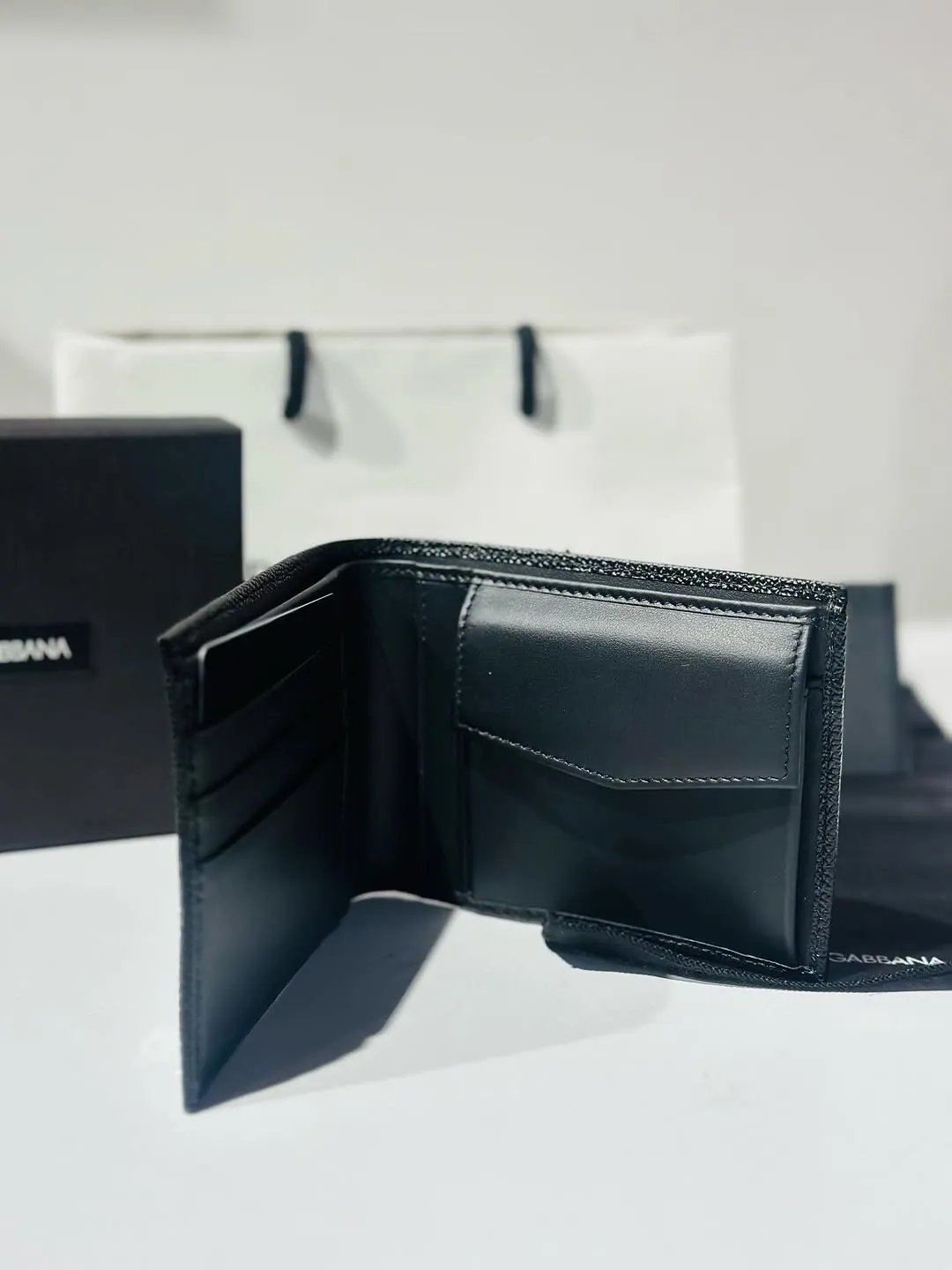 Dolce & Gabbana Black Leather Wallet