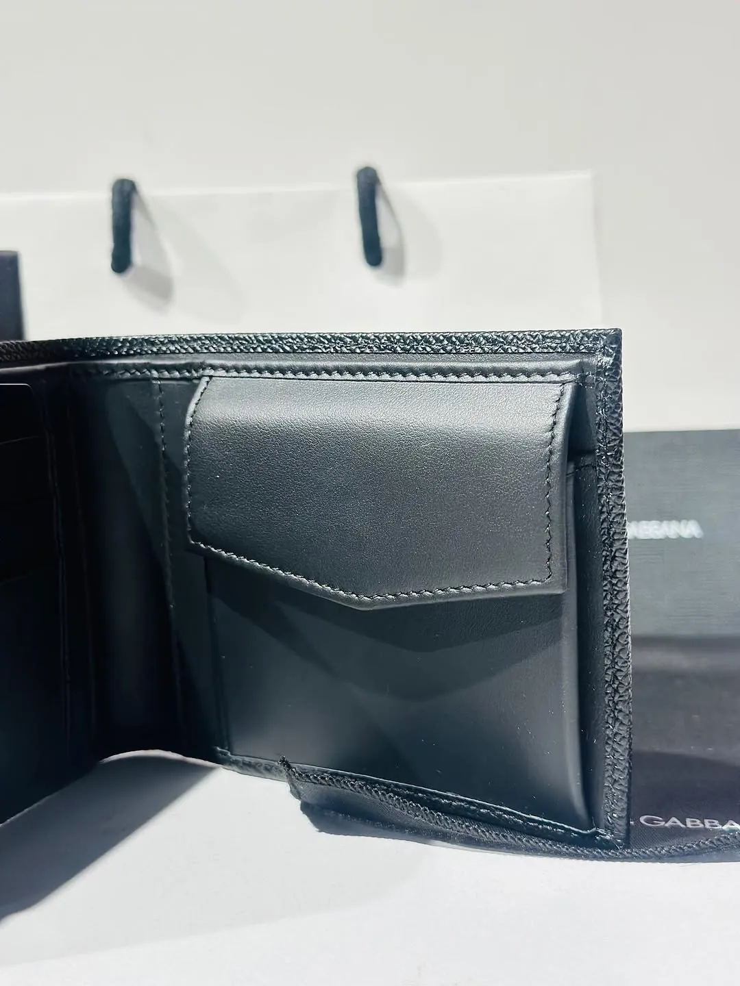 Dolce & Gabbana Black Leather Wallet