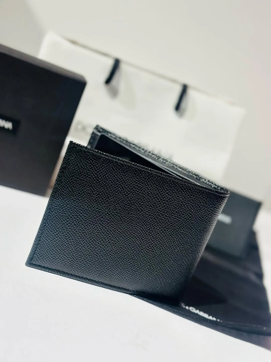 Dolce & Gabbana Black Leather Wallet