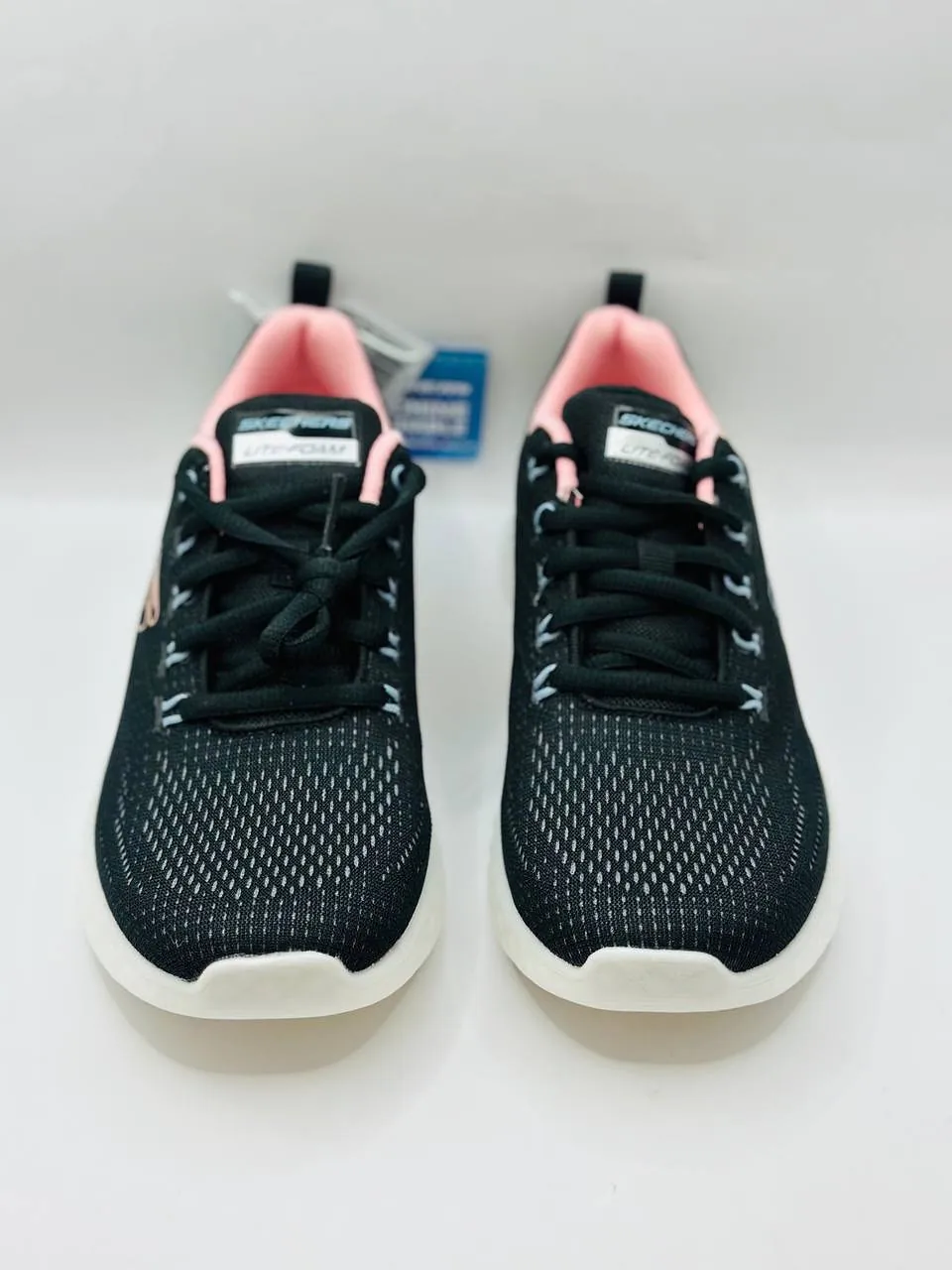 Skechers Black and Pink Sneakers