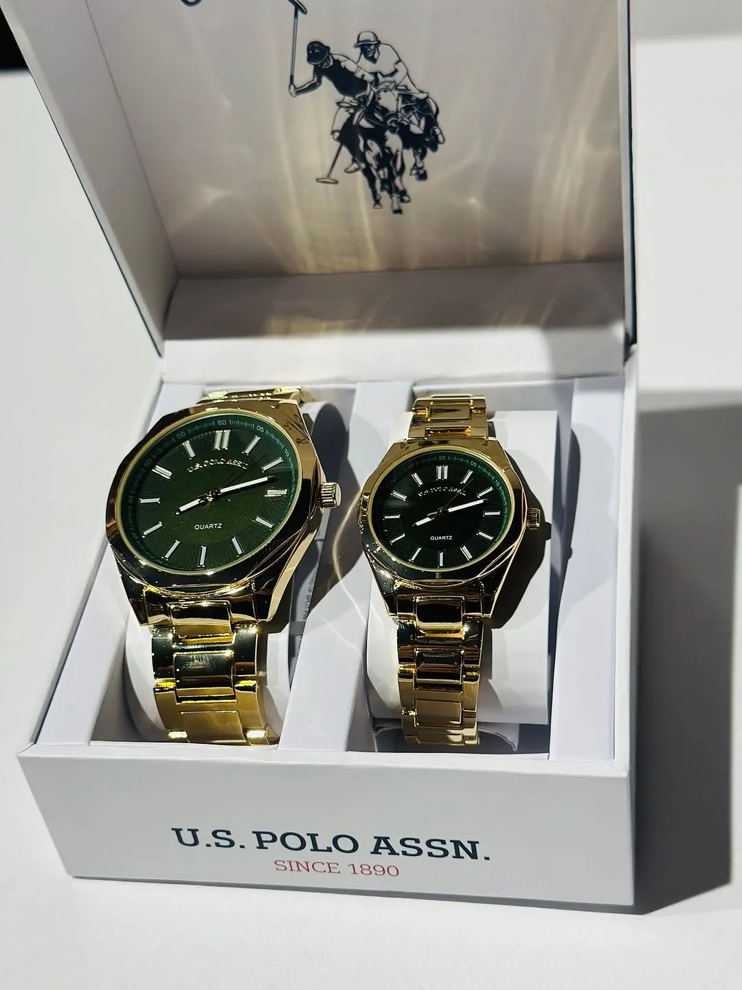 U.S. Polo Assn. Gold Quartz Watches