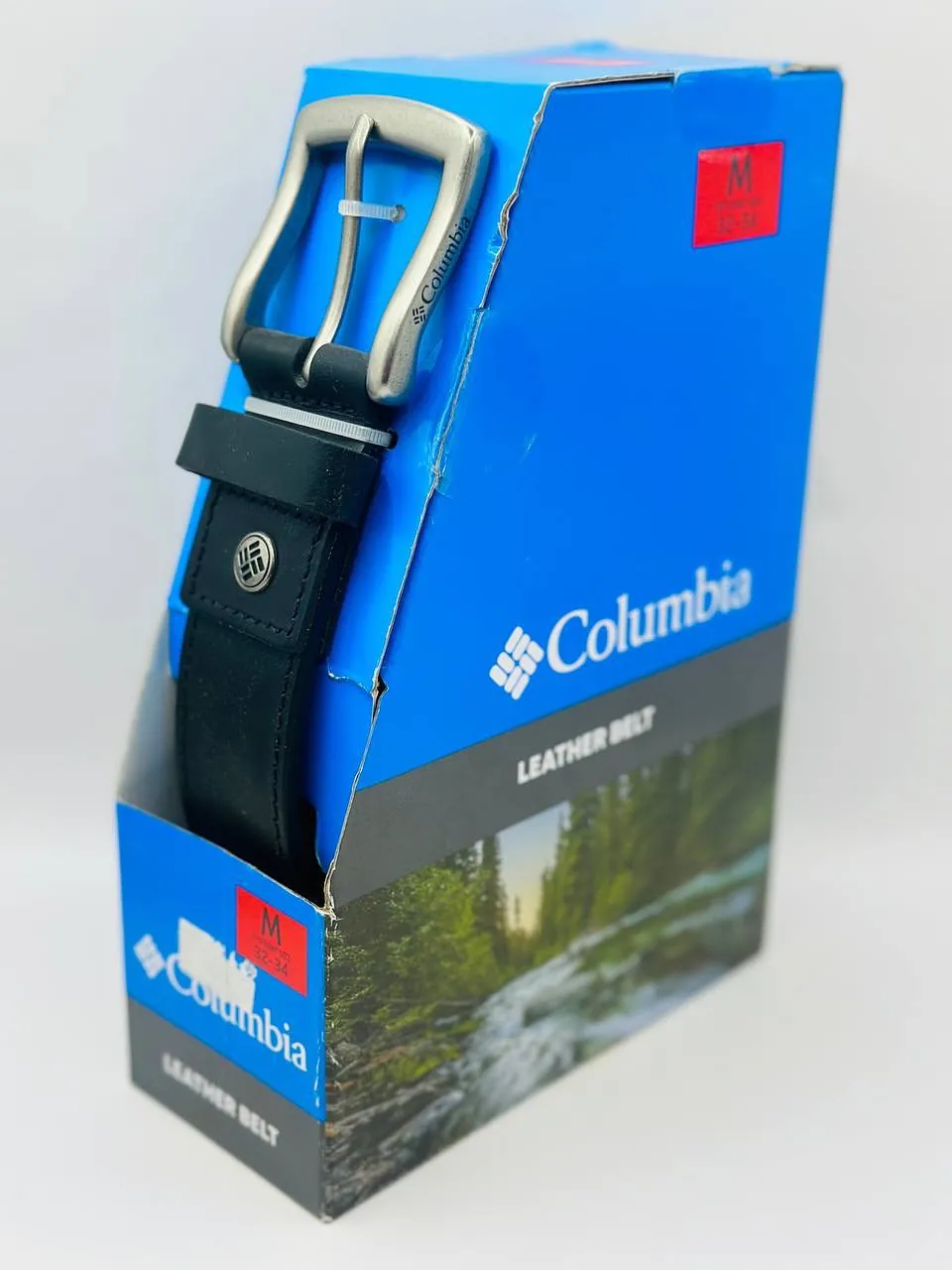 Columbia Leather Belt Size M (32-34)