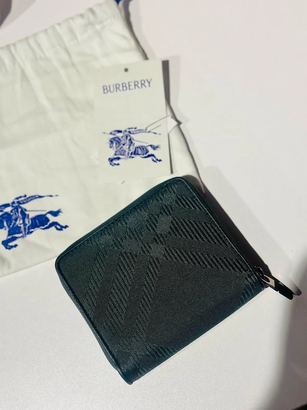 Burberry Checkered Wallet