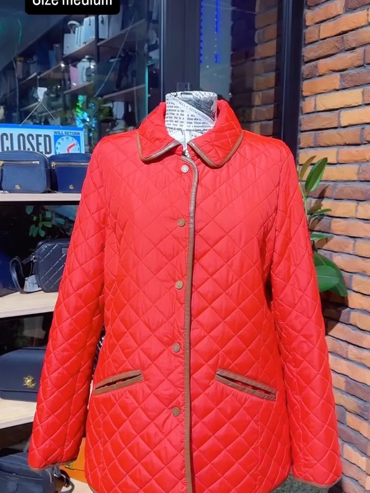 Red Quilted Jacket
