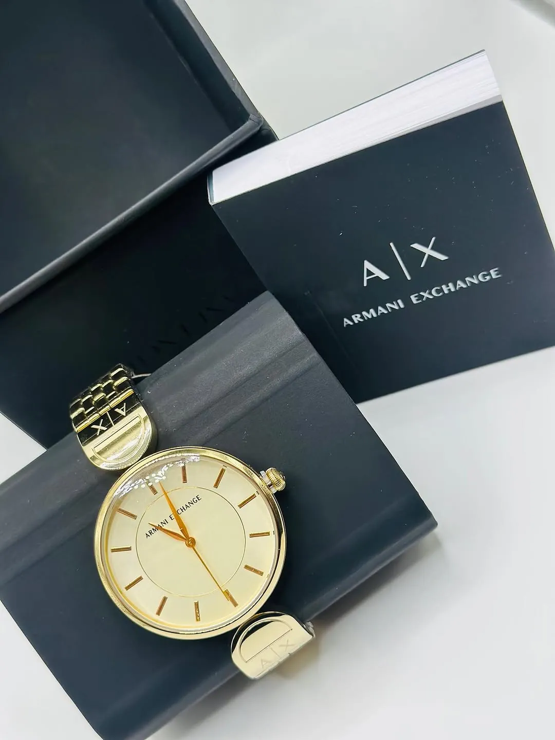 Armani Exchange Gold Watch