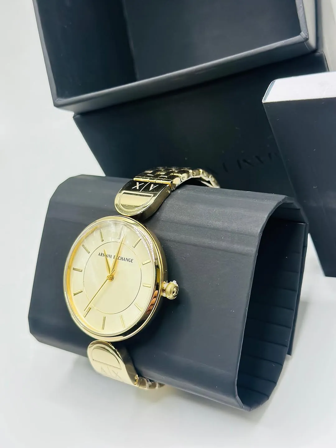 Armani Exchange Gold Watch