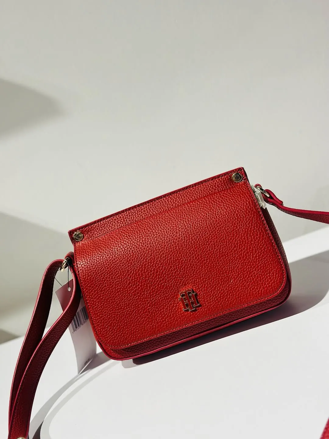 Red Leather Crossbody Bag
