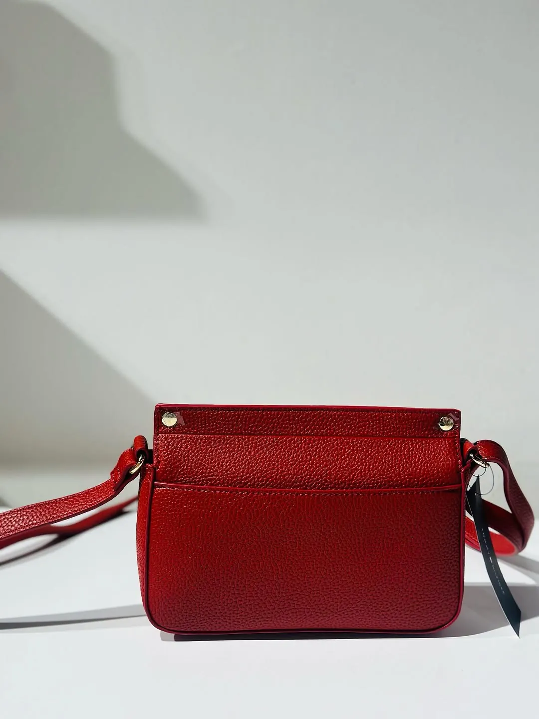 Red Leather Crossbody Bag