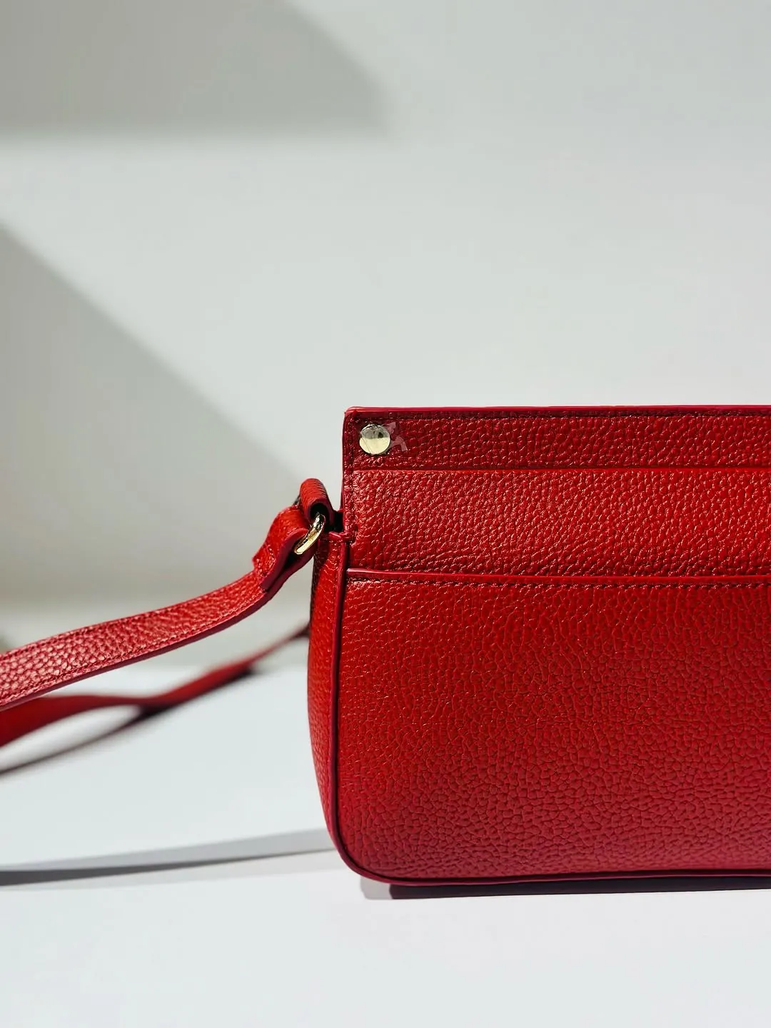 Red Leather Crossbody Bag