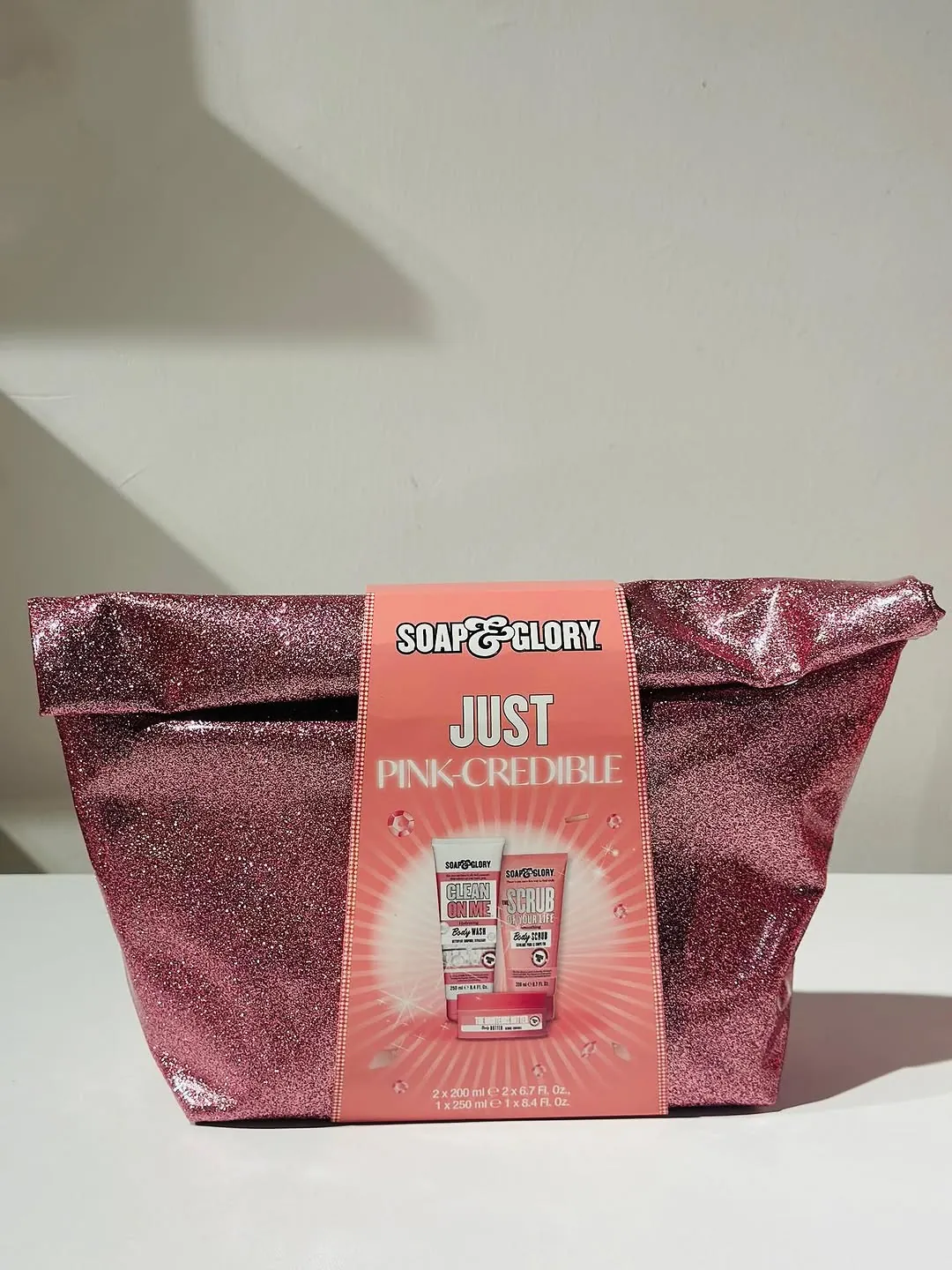 Soap & Glory Body Care Set with Glitter Bag