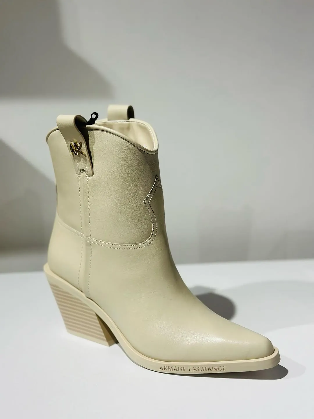 Cream Cowboy Boots
