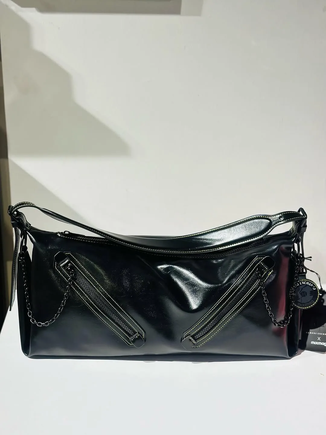 Armani Exchange Black Shoulder Bag