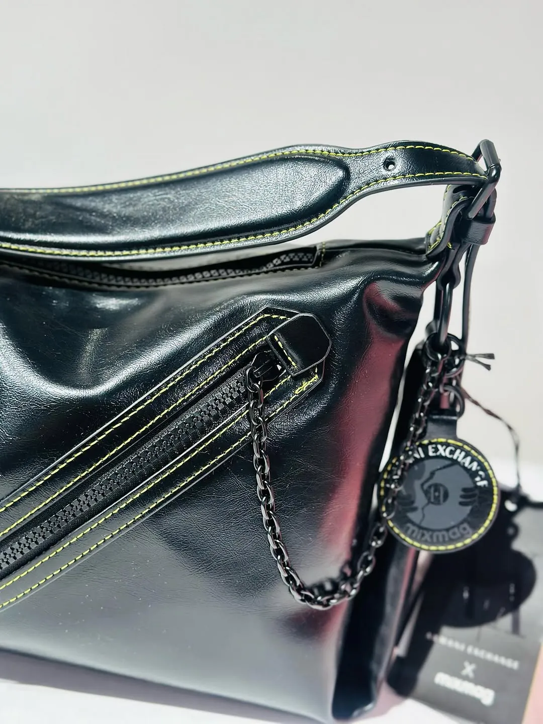 Armani Exchange Black Shoulder Bag