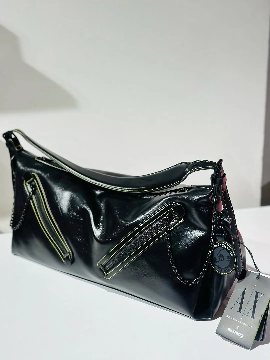 Armani Exchange Black Shoulder Bag