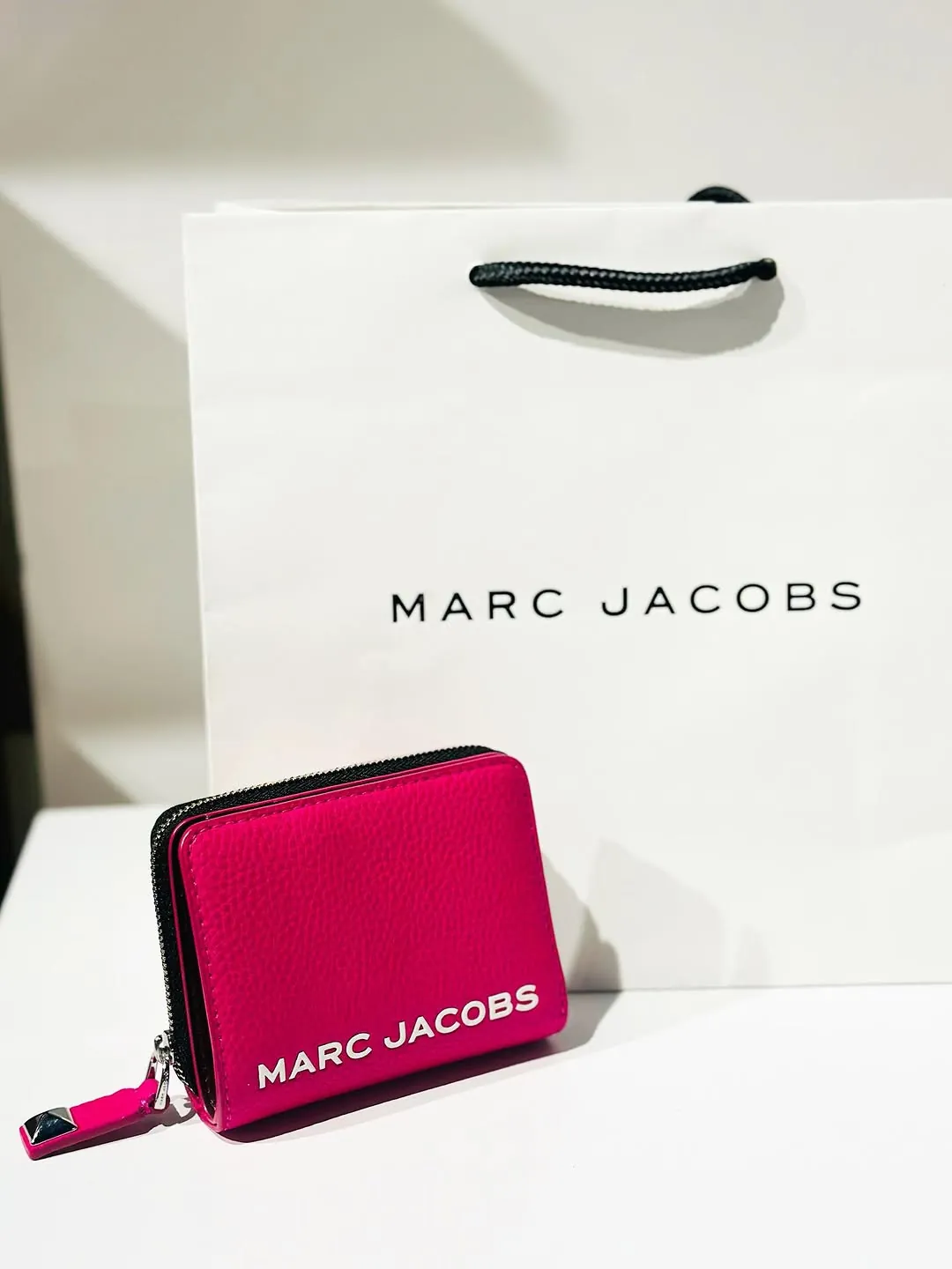 Marc Jacobs Pink Zip Wallet