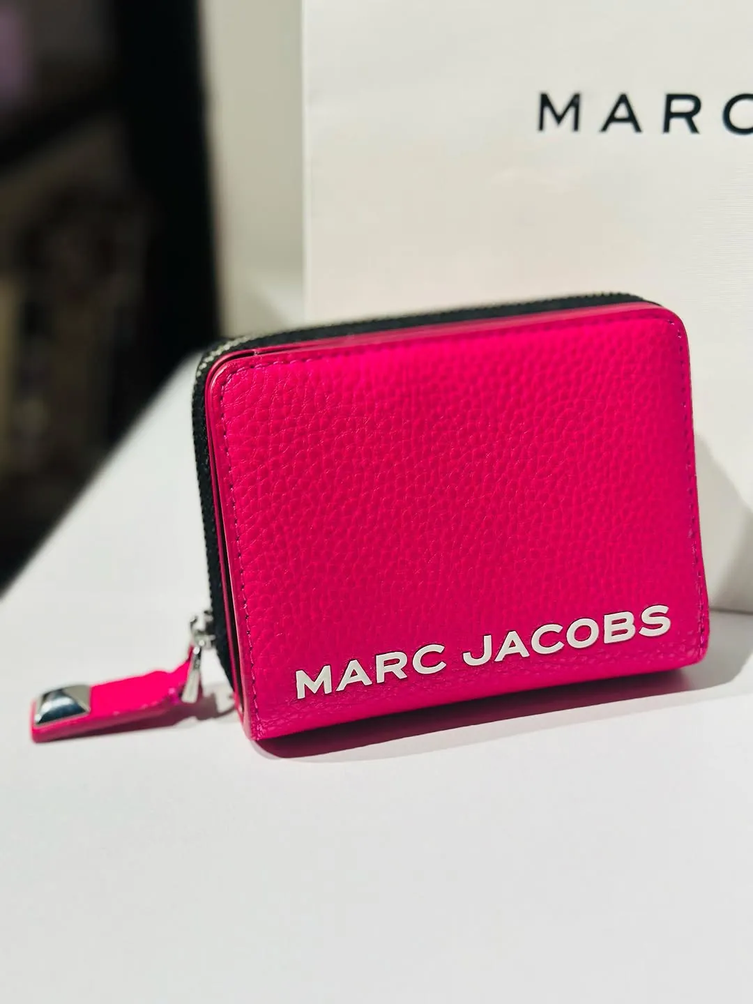 Marc Jacobs Pink Zip Wallet