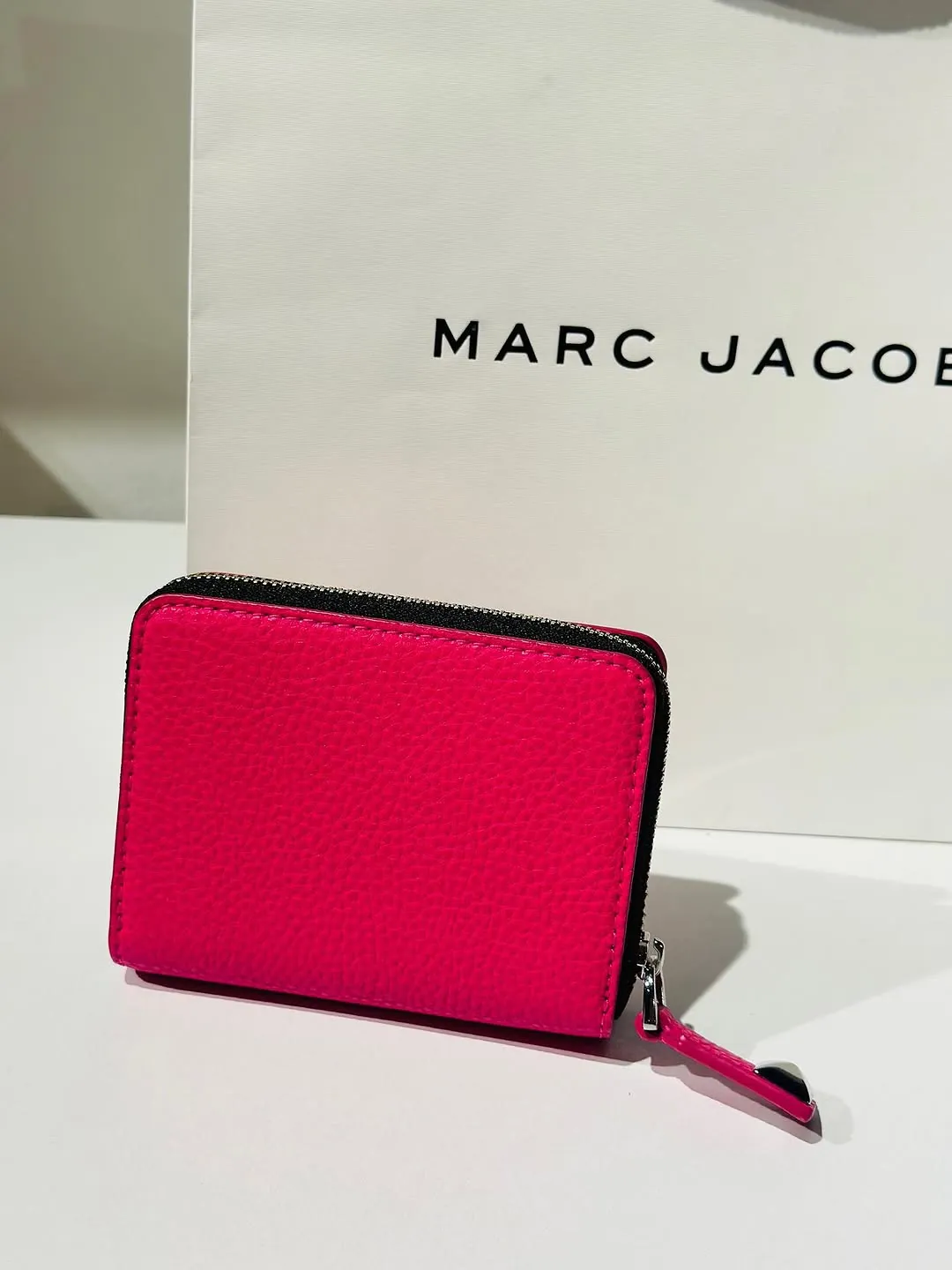 Marc Jacobs Pink Zip Wallet