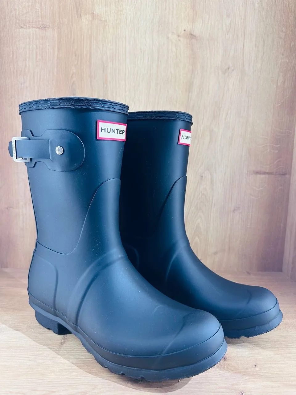 Hunter Navy Blue Rain Boots