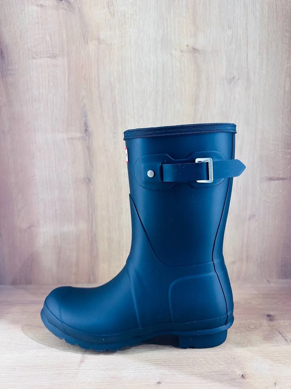 Hunter Navy Blue Rain Boots