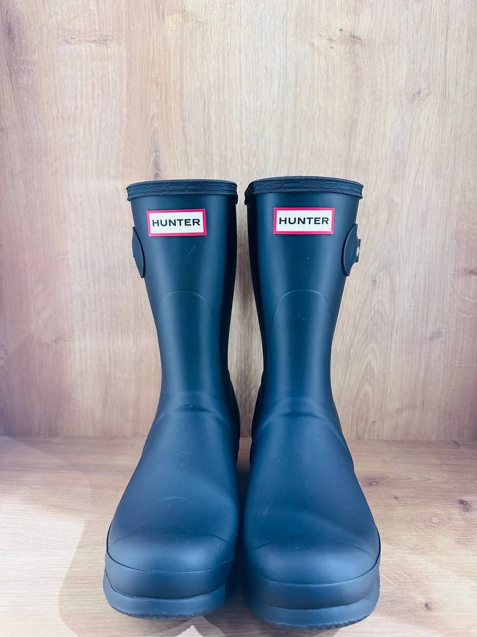 Hunter Navy Blue Rain Boots