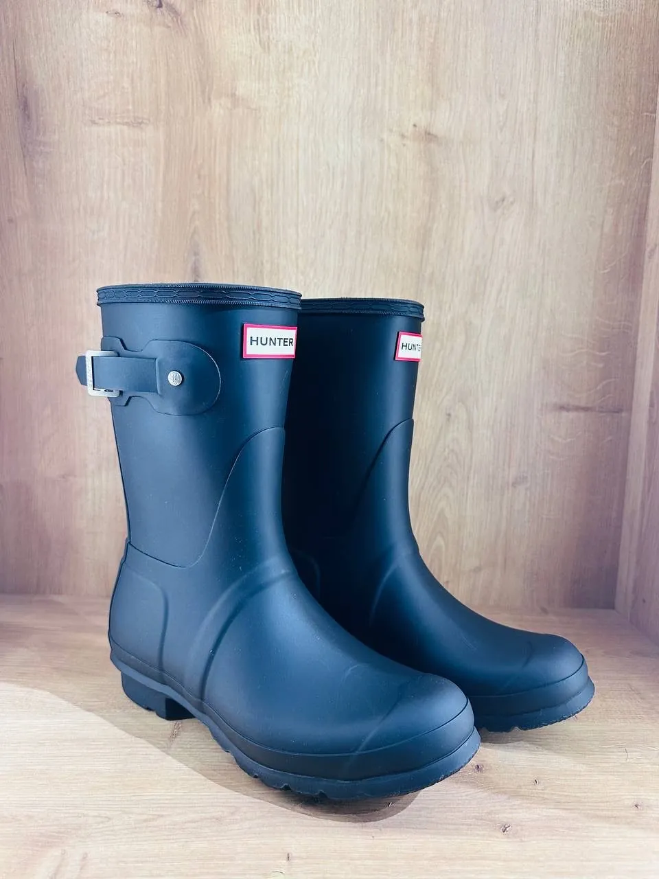 Hunter Navy Blue Rain Boots