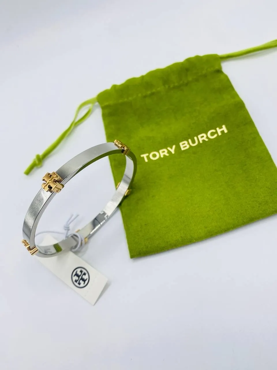 Tory Burch Silver and Gold Bracelet