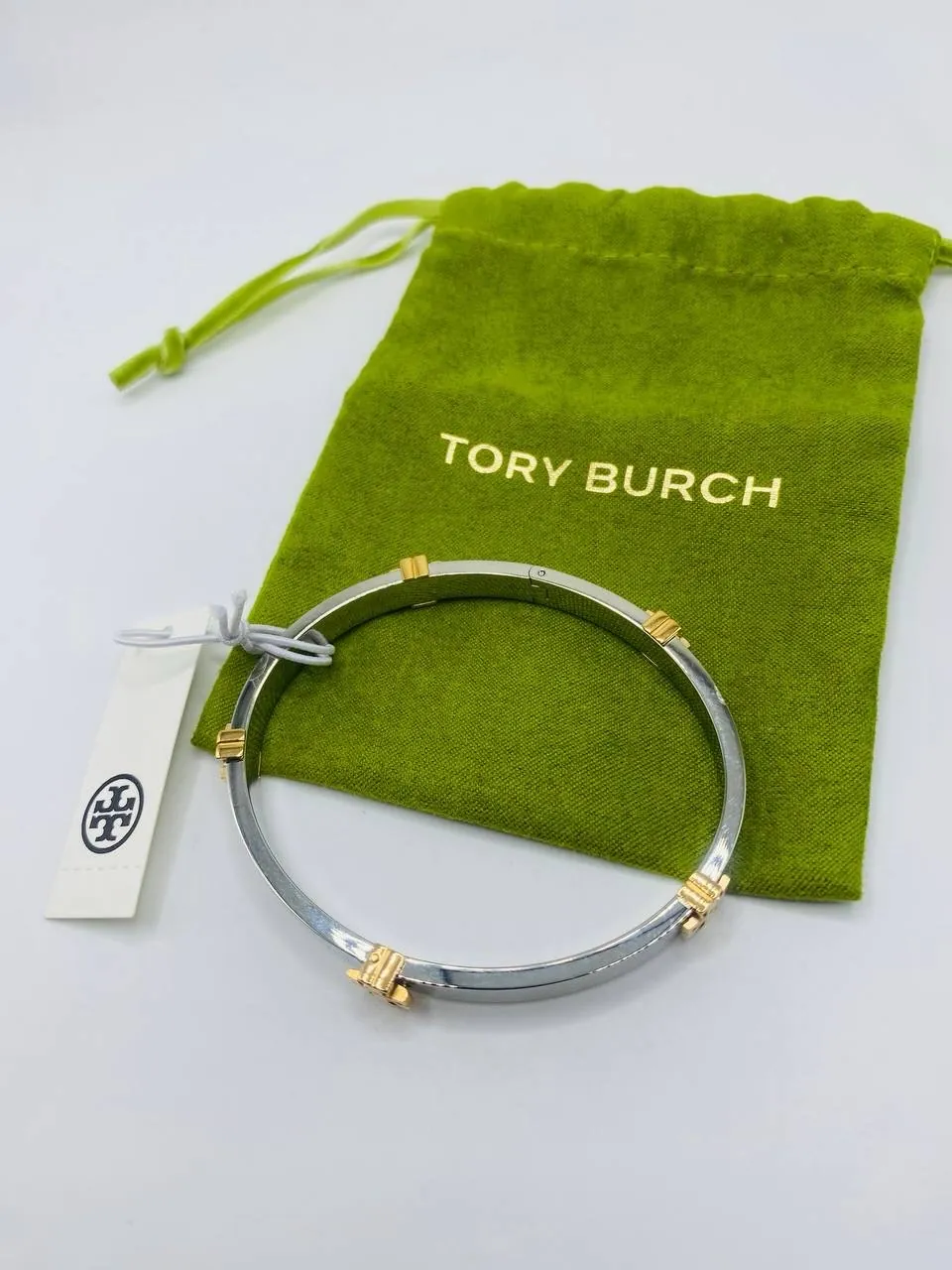 Tory Burch Silver and Gold Bracelet