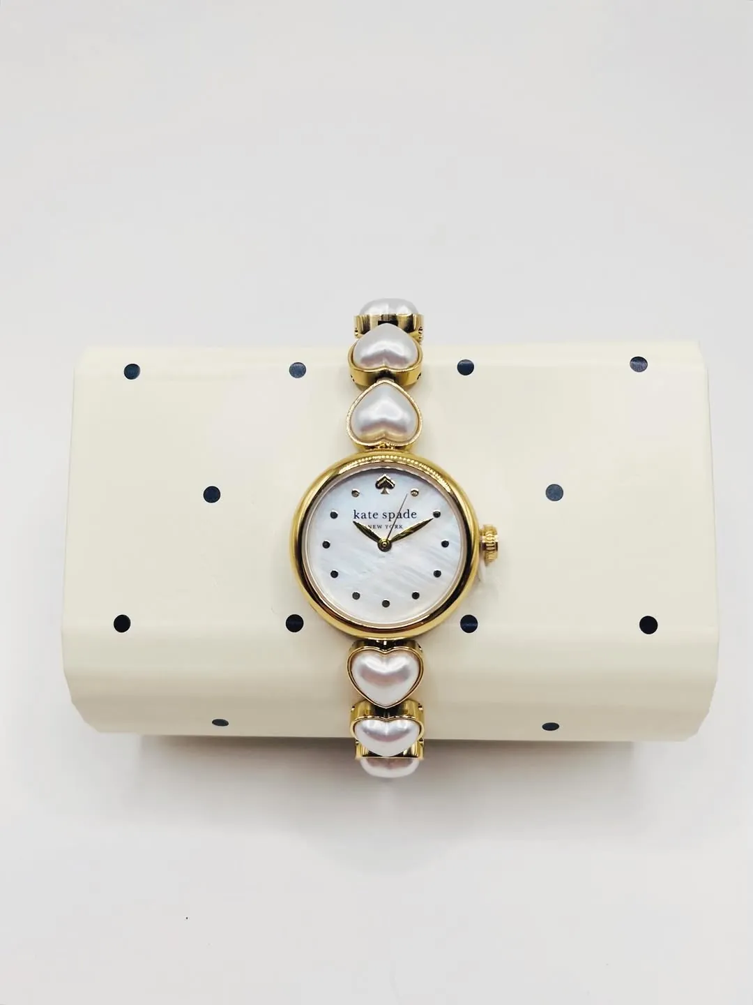Kate Spade Pearl Heart Bracelet Watch