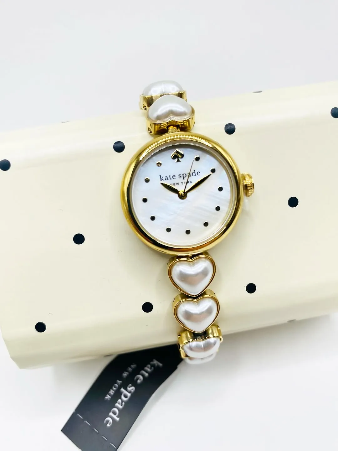 Kate Spade Pearl Heart Bracelet Watch