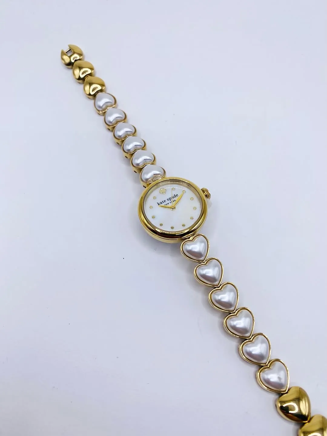 Kate Spade Pearl Heart Bracelet Watch