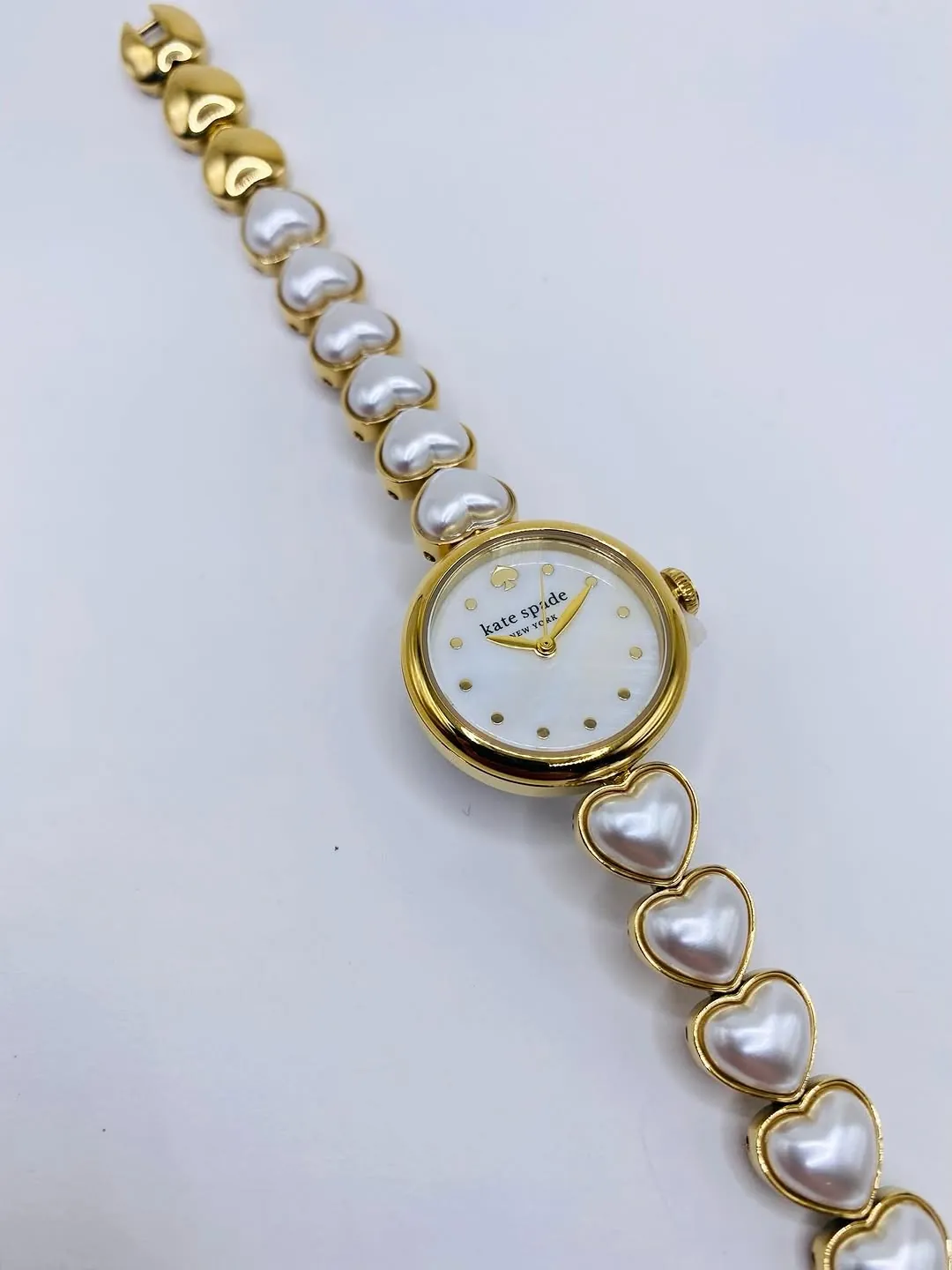 Kate Spade Pearl Heart Bracelet Watch