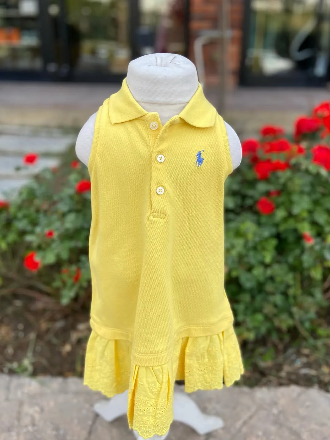 Yellow Polo Baby Dress
